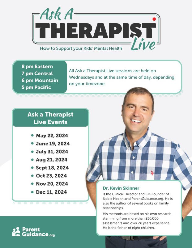 Ask a Therapist Live Event Schedule for 2024