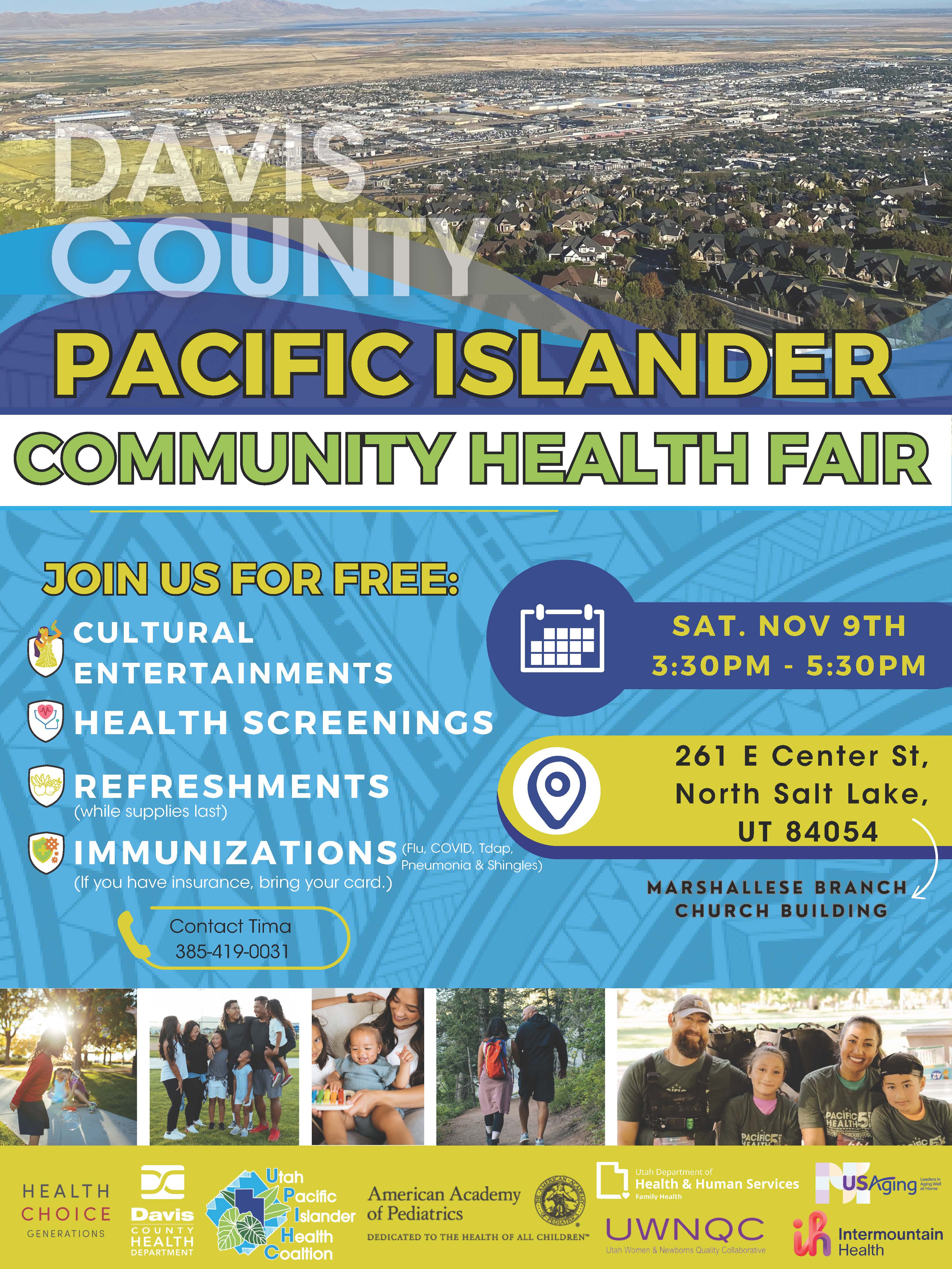 Davis County Pacific Islander Community Health Fair