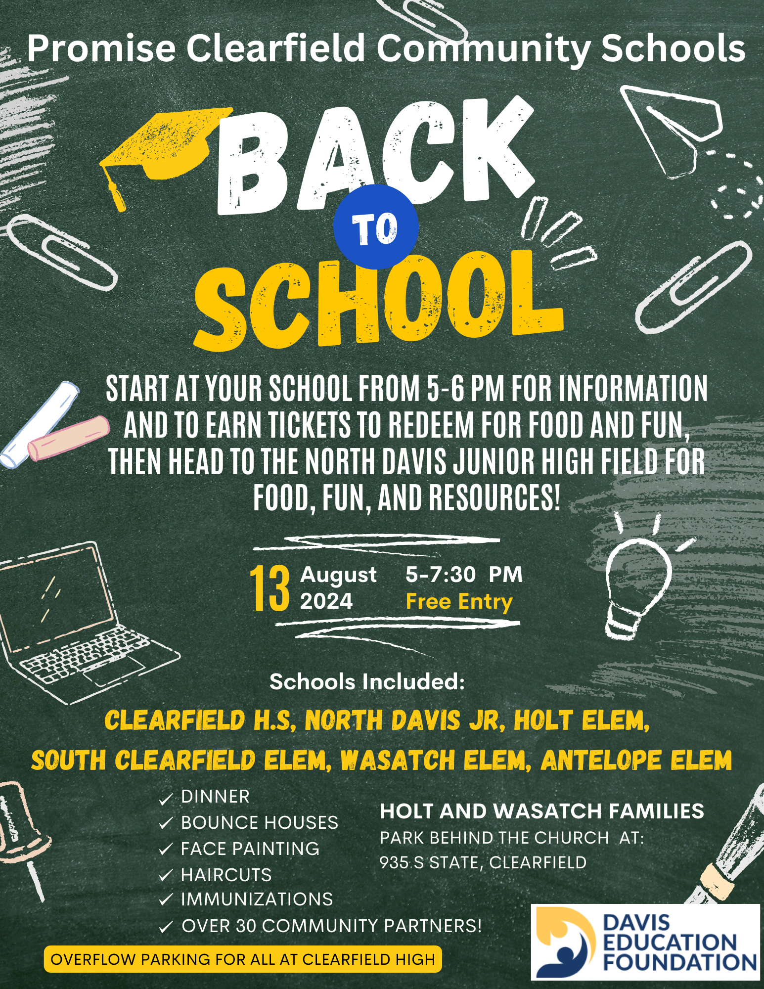 Back to School Event for Parents in Clearfield Area