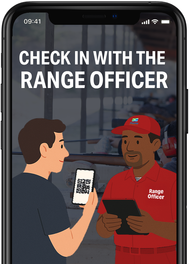 Check in with a Range Officer
