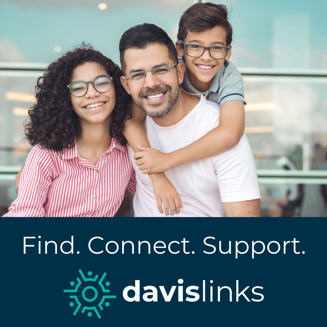 Davis Links Social Media Template, Find. Connect. Support.